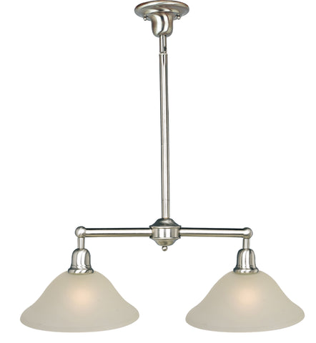Bel Air 2-Light Pendant Satin Nickel - C157-11092SVSN