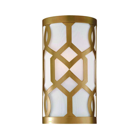 1 Light Aged Brass Modern Sconce - C193-2262-AG