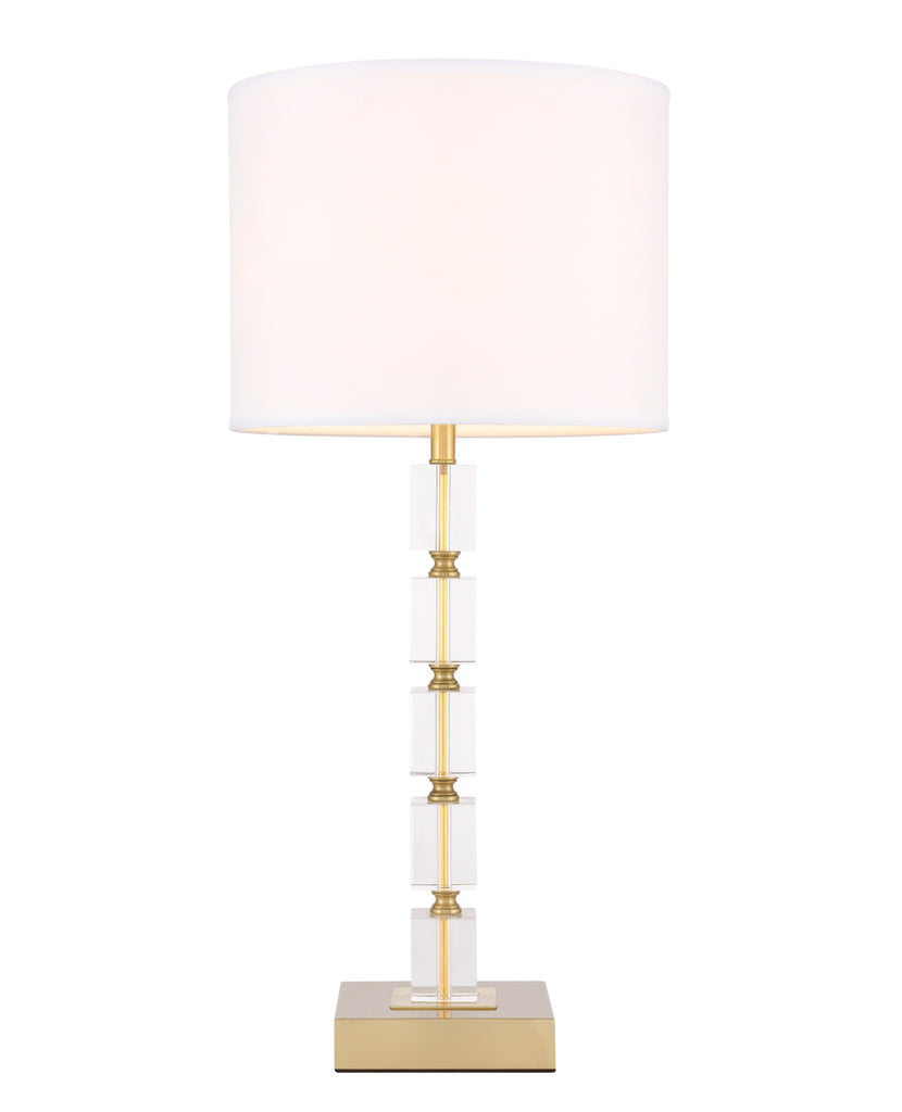 ZC121-TL3024BR - Regency Decor: Palais 1 light Brass Table Lamp