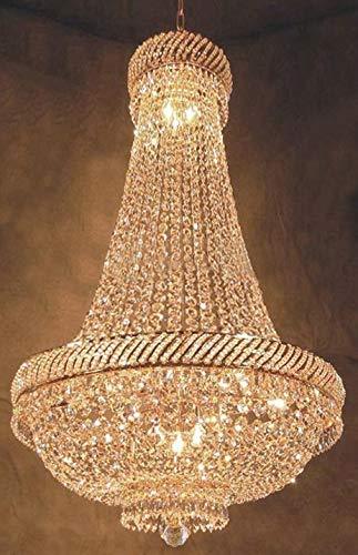 French Empire Crystal Chandelier Chandeliers Lighting H46" X W23" - A500-C7/CG/448/9