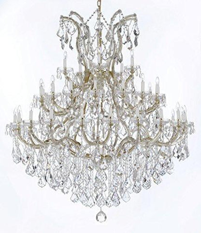 Large Foyer / Entryway Maria Theresa Empress Crystal (Tm) Chandelier Lighting H 60" W 52" - A500-B12/2756/36+1