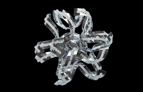 C121-2068F12C/EC - Regency Lighting: Tiffany 3 light Chrome Flush Mount Clear Elegant Cut Crystal