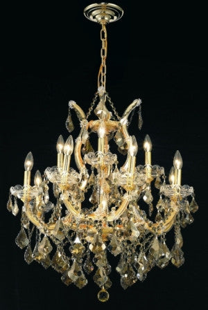 C121-2800D27G-GT By Regency Lighting-Maria Theresa Collection Gold Finish 13 Lights Chandelier