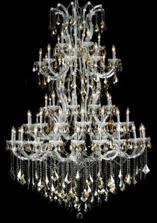 C121-2800G54C-GT By Regency Lighting-Maria Theresa Collection Chrome Finish 61 Lights Chandelier