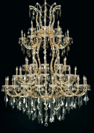 C121-2800G54G-GT By Regency Lighting-Maria Theresa Collection Gold Finish 61 Lights Chandelier