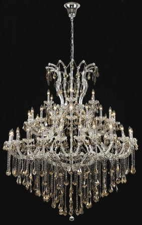 C121-2800G60C-GT By Regency Lighting-Maria Theresa Collection Chrome Finish 49 Lights Chandelier